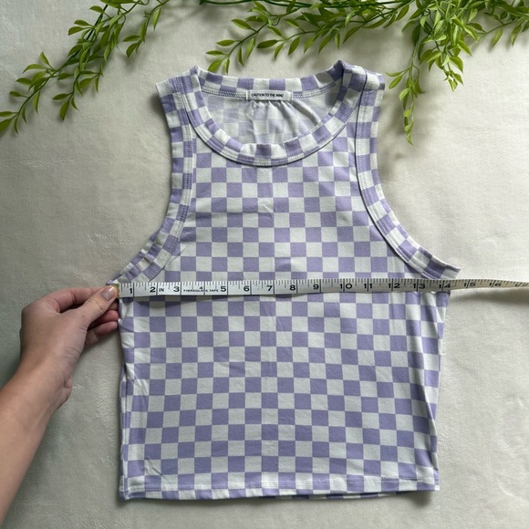 ❤️ Caution To The Wind | Checkered Tank - Picture 3 of 4